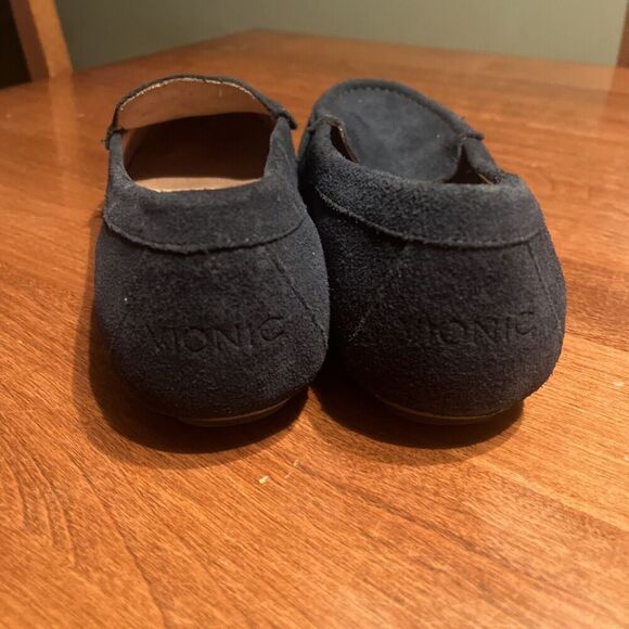 Vionic Women's Debbie Loafers Flats Shoes Size 9.5 Suede Slip On Orthotic Navy - Picture 7 of 8